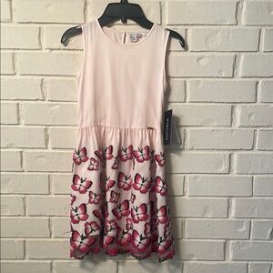 Charming Girls Dress with Butterfly Design Size 8 by Marciano NEW